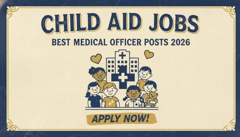 Child Aid Jobs Best Medical Officer Posts 2026