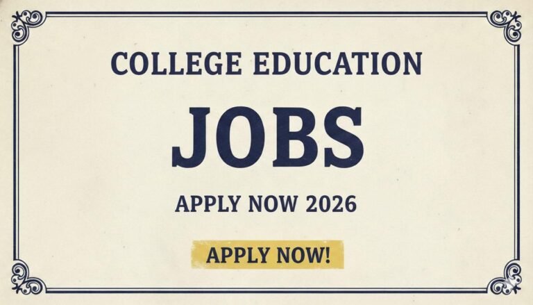 College Education Jobs Apply Now 2026
