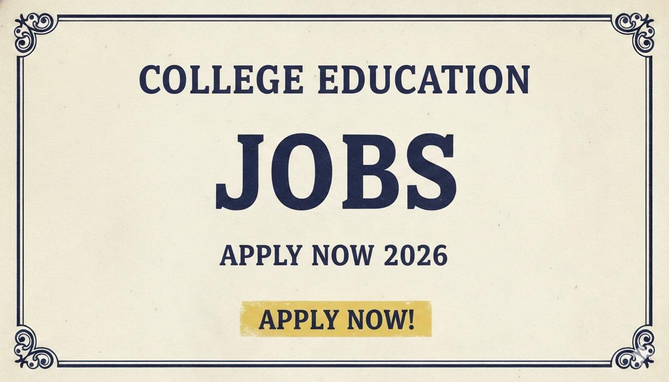 College Education Jobs Apply Now 2026