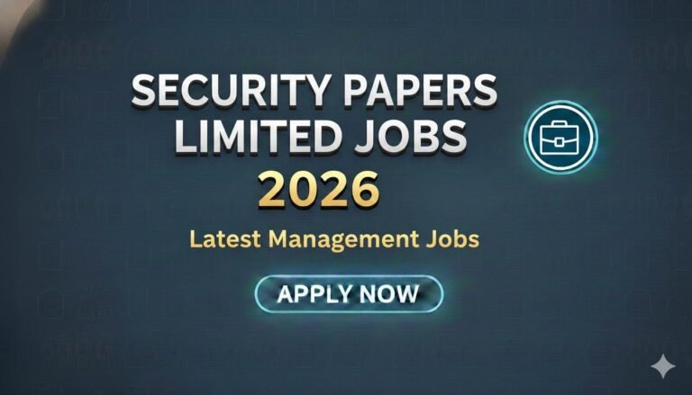 Security Papers Limited Jobs Latest Management Jobs