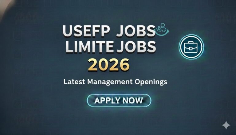 USEFP Jobs 2026 Latest Management Openings