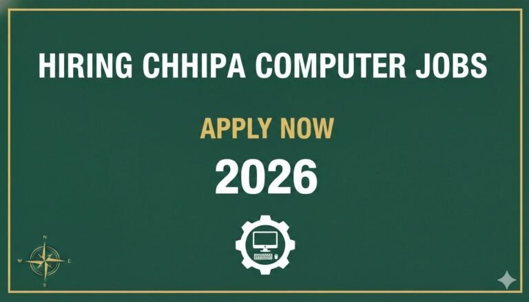 Hiring Chhipa Computer Jobs Apply Now