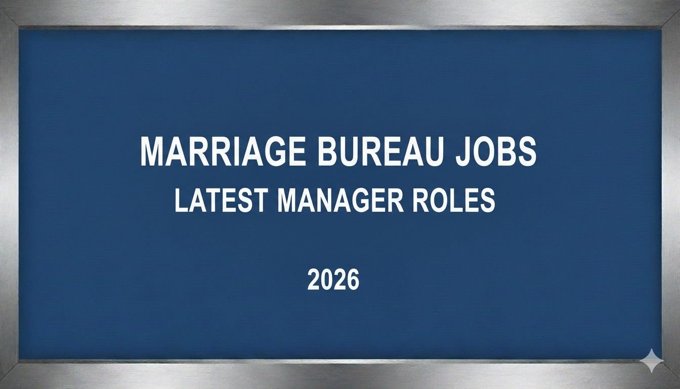 Marriage Bureau Jobs Latest Manager Roles 2026