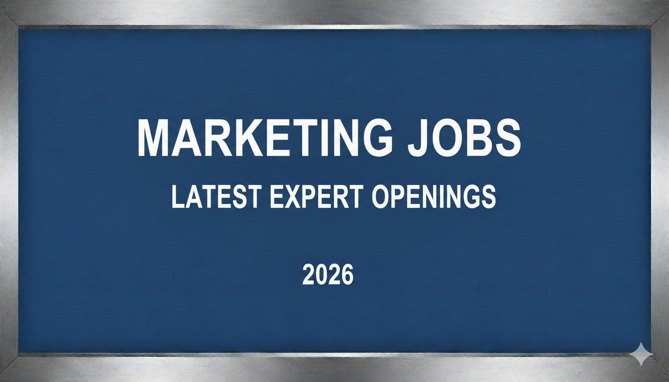 Marketing Jobs Latest Expert Openings 2026