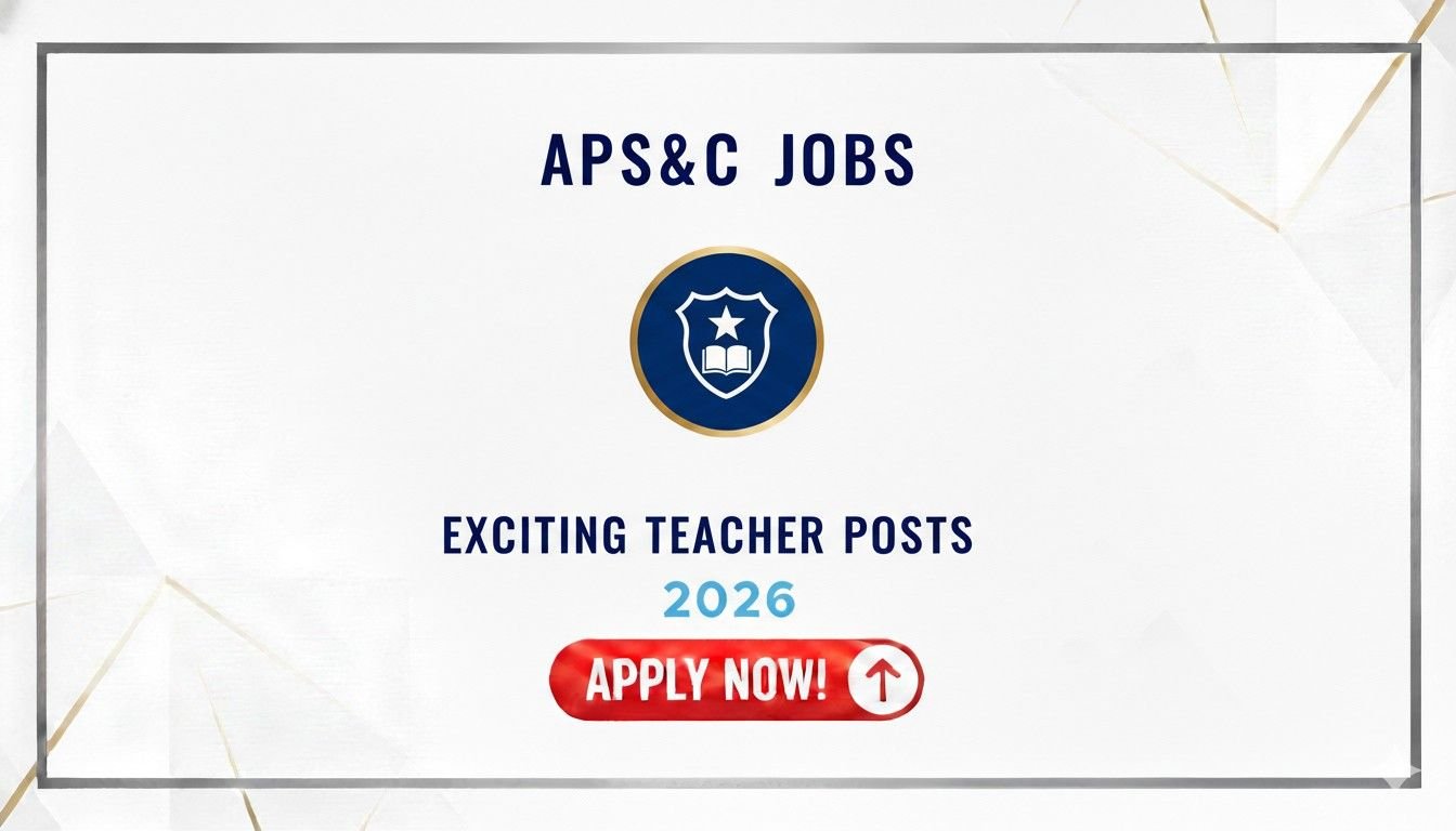 APS&C Jobs 2026 Exciting Teacher Posts