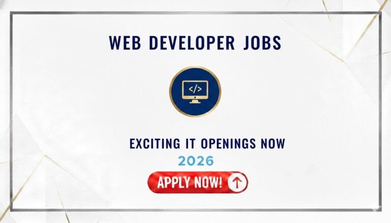 Web Developer Jobs 2026 Exciting IT Openings Now