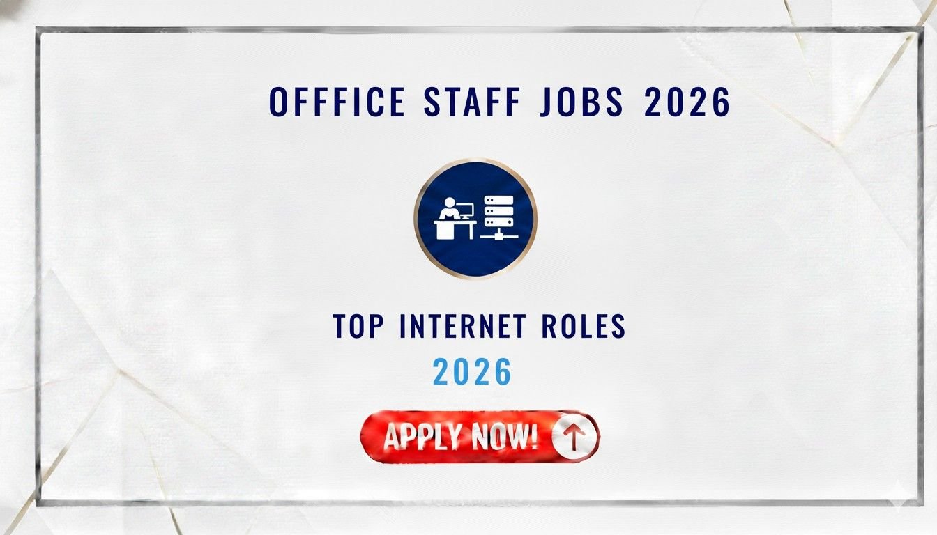 Office Staff Jobs 2026 Top Internet Roles apply now
