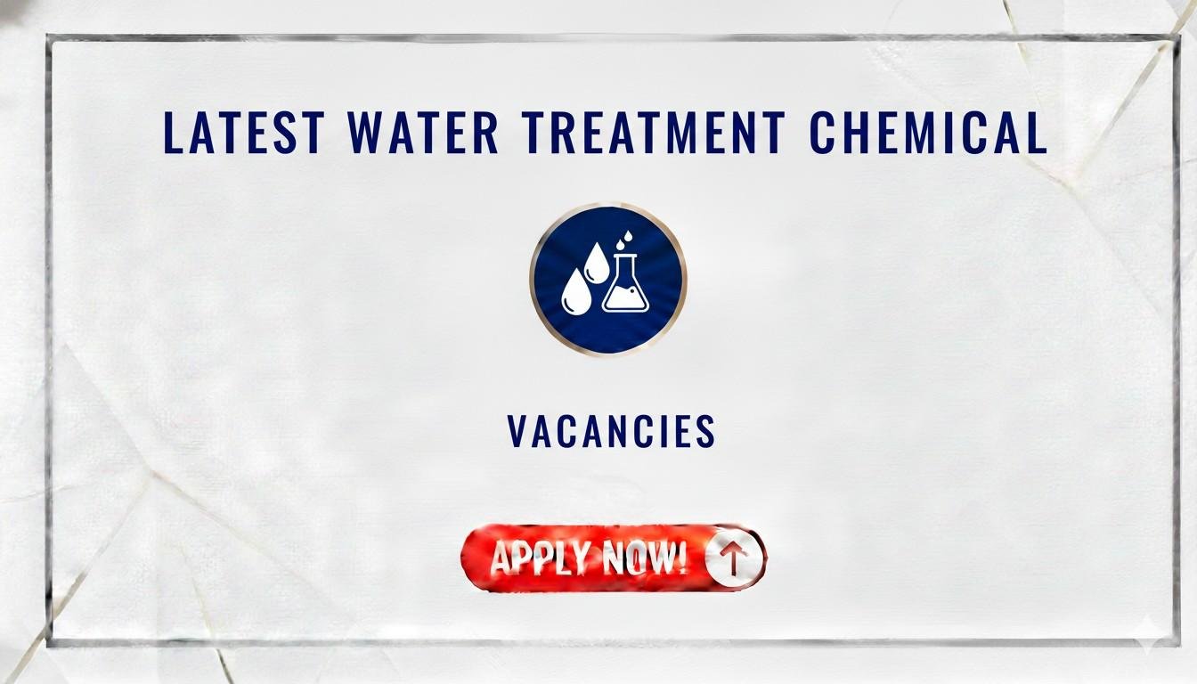 Latest Water Treatment Chemical Vacancies