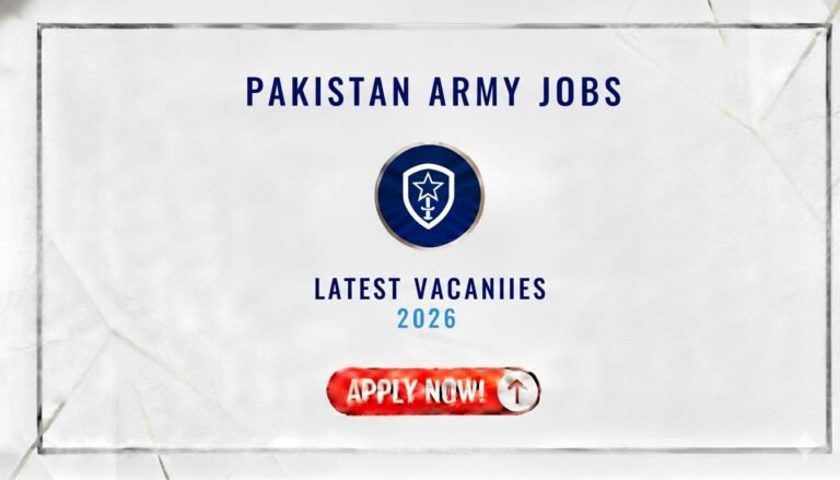 Pakistan Army Jobs 2026 Latest Vacancies