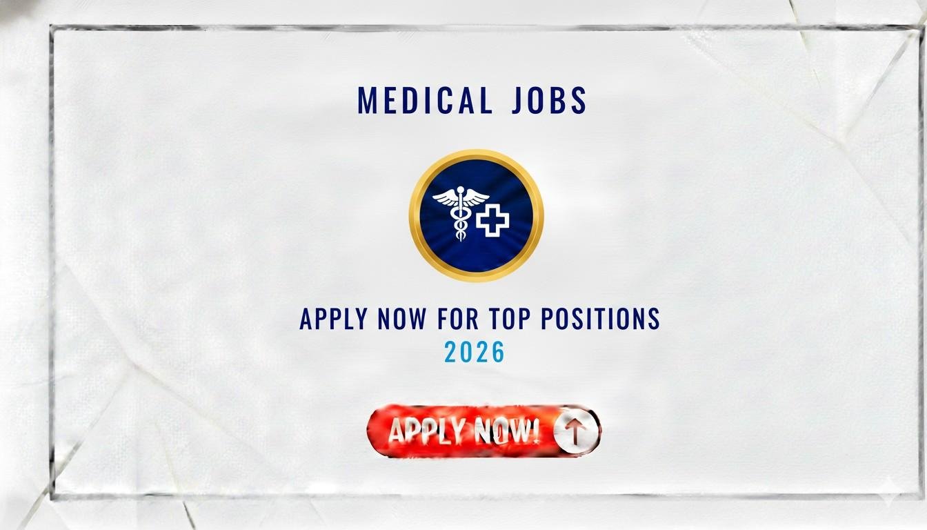 Medical Jobs 2026 Apply Now for Top Positions
