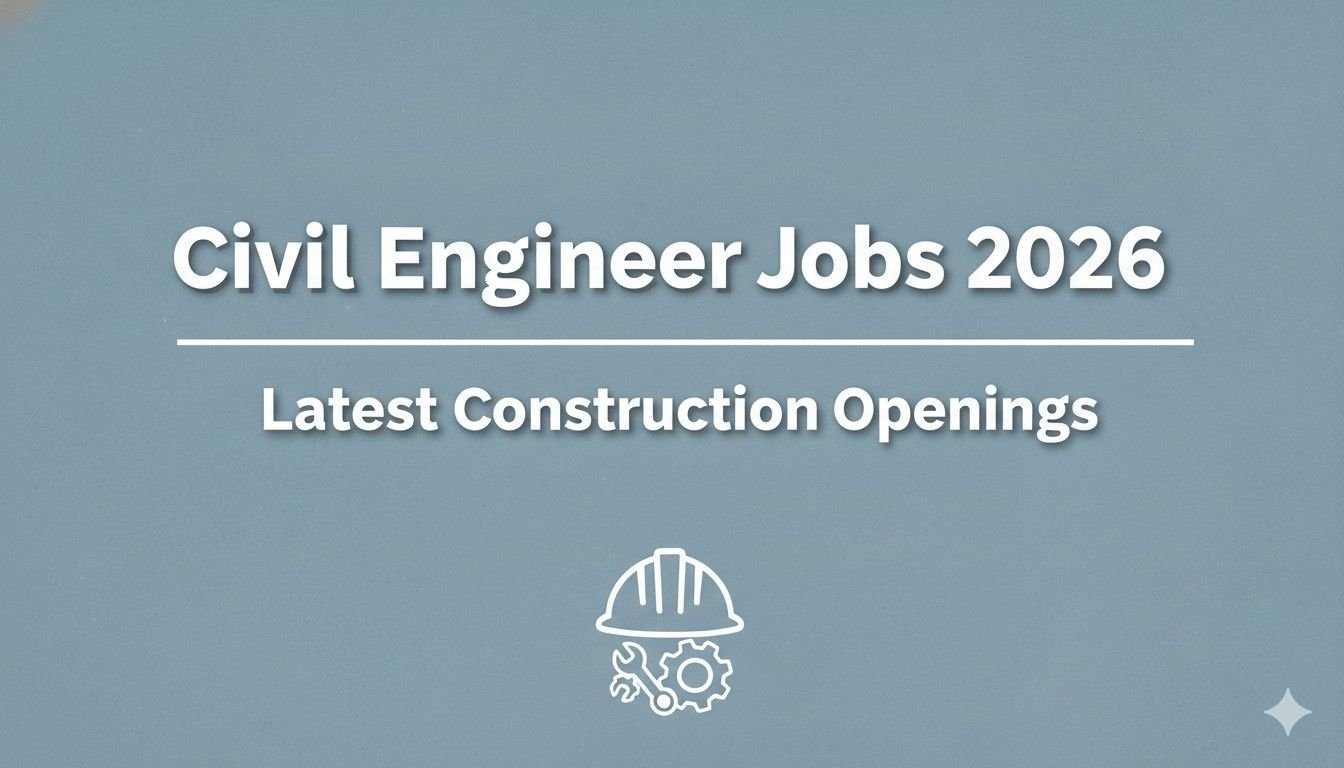 Civil Engineer Jobs Latest Construction 2026