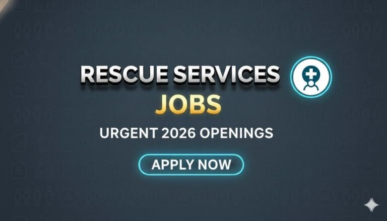 Rescue Services Jobs Urgent 2026 Openings
