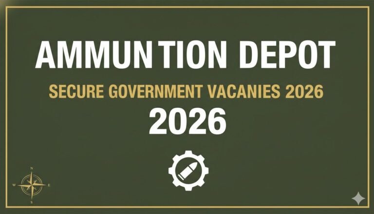 Ammunition Depot Jobs Secure Government 2026