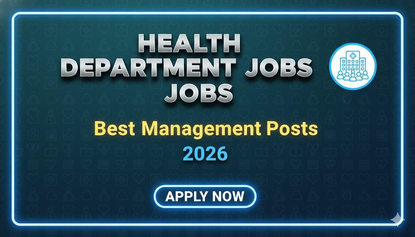 Health Department Jobs 2026 Best Management Posts