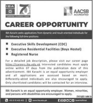 IBA Jobs 2026 Exclusive Education Posts Available
