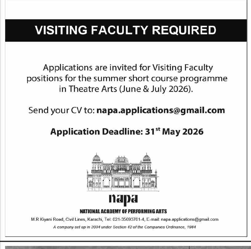 NAPA Jobs Latest Faculty Positions 2026