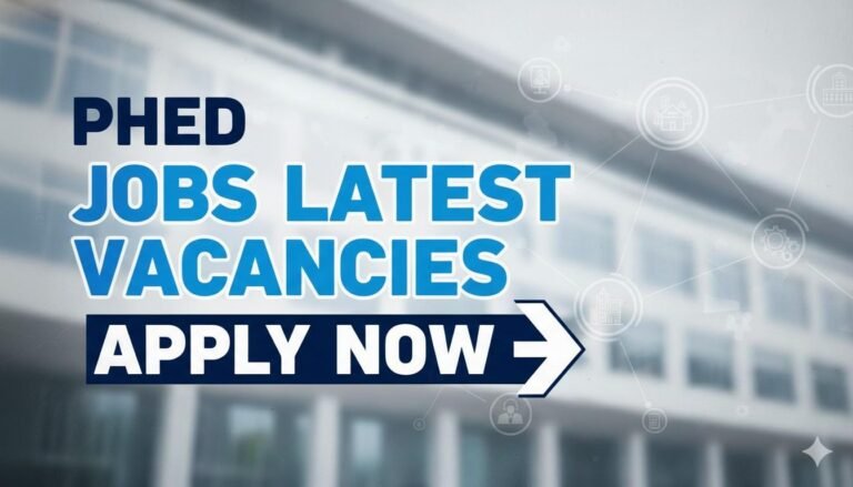 PHED Jobs Latest Vacancies Apply Now