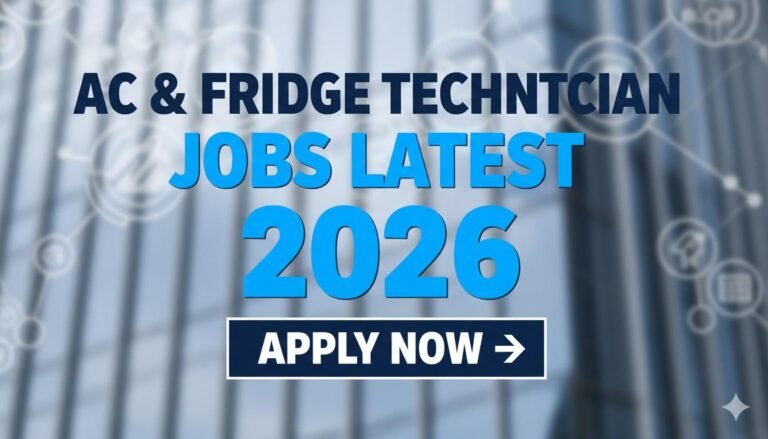 AC & Fridge Technician Jobs Latest 2026