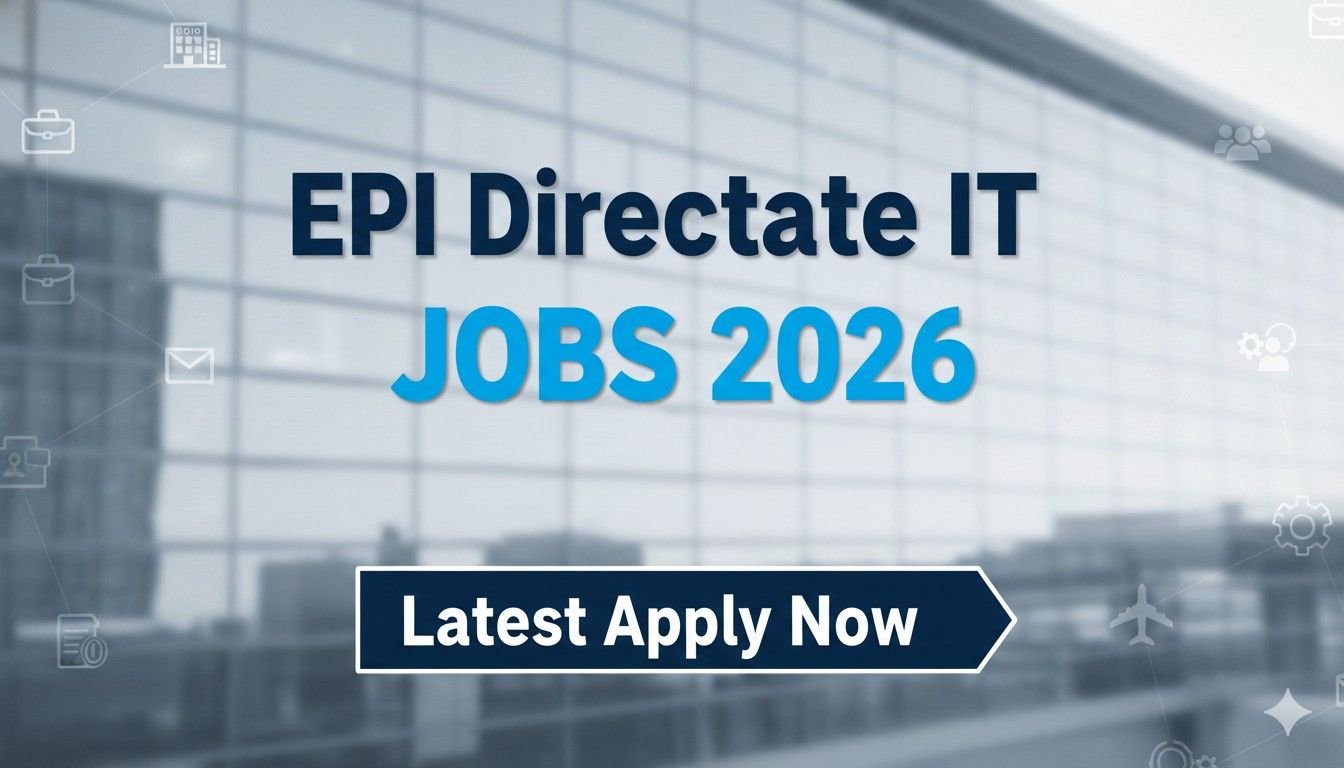 EPI Directorate IT Jobs 2026 Latest Apply Now