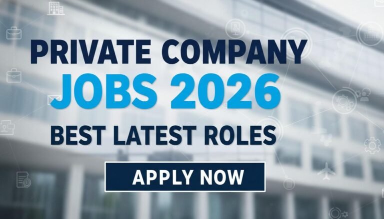 Private Company Jobs 2026 Best Latest Roles
