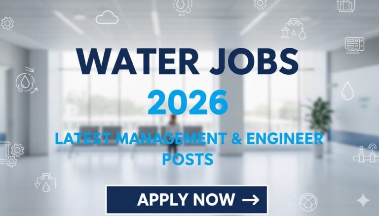 Water Jobs Latest Management & Engineer Posts