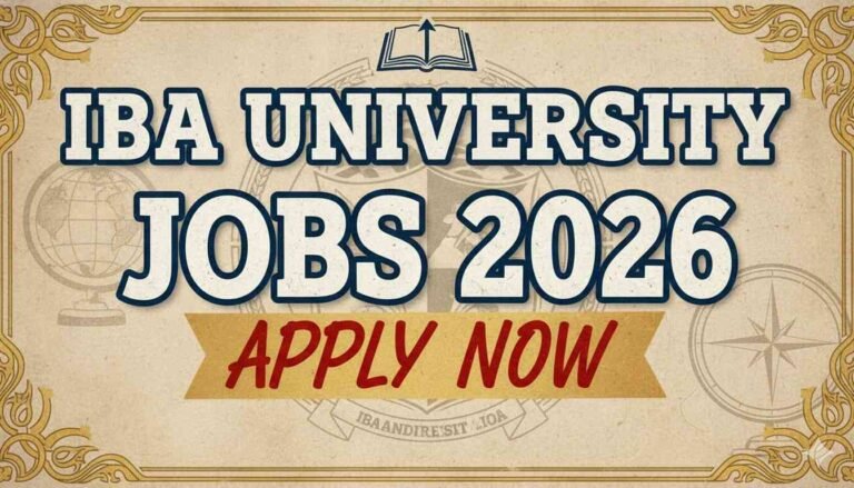 IBA University Jobs 2026 apply now