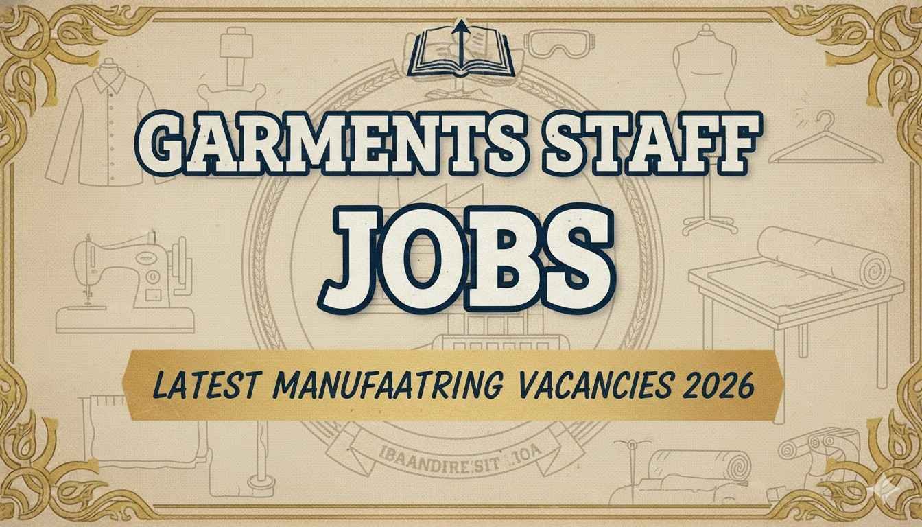 Garments Staff Jobs Latest 2026