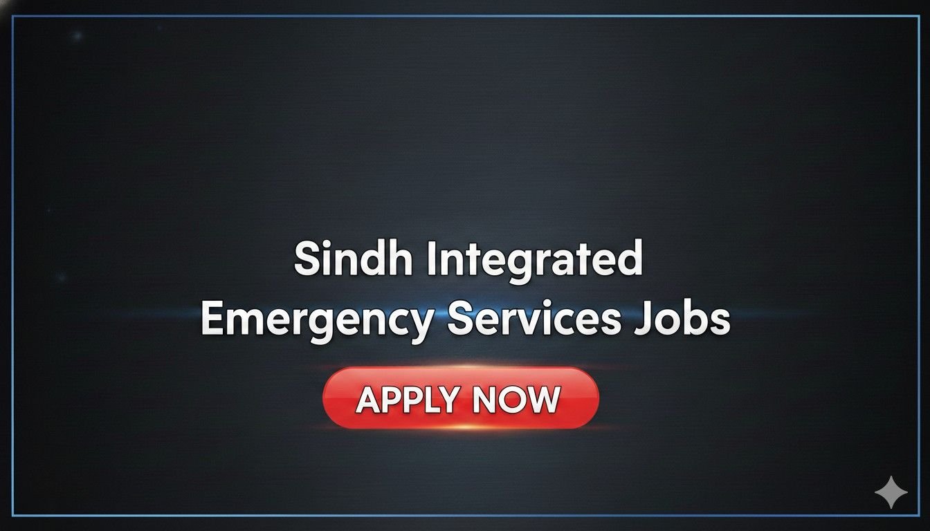 Sindh Integrated Emergency Services Jobs apply now