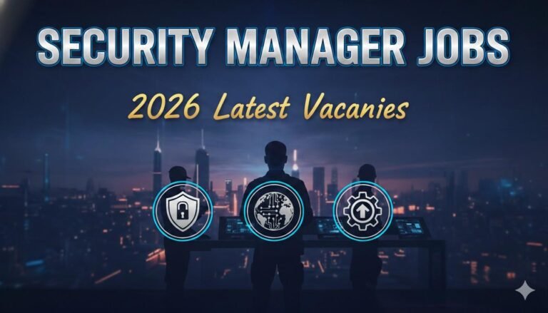Security Manager Jobs 2026 Latest Vacancies