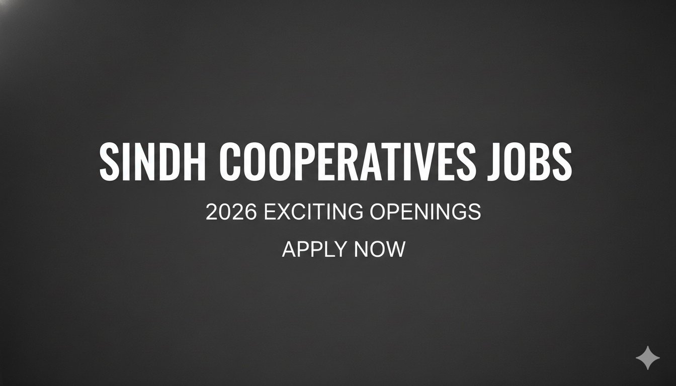 Sindh Cooperatives Jobs 2026 Exciting Openings