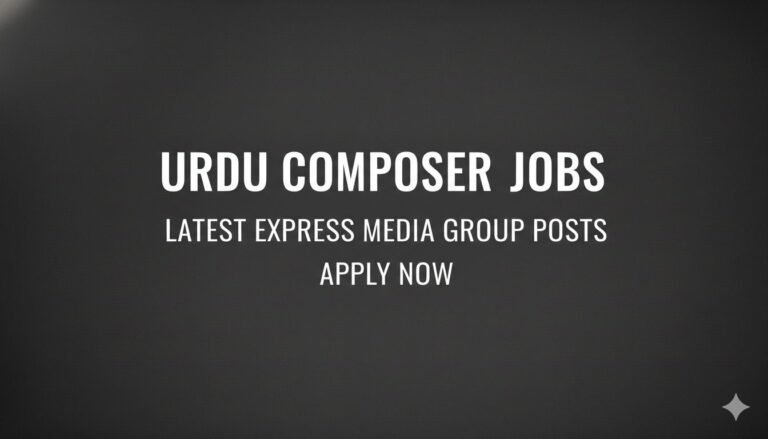 Urdu Composer Jobs Latest Express Media Group Posts