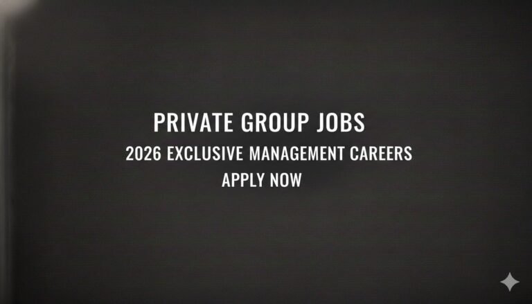 Private Group Jobs 2026 Exclusive Management Careers