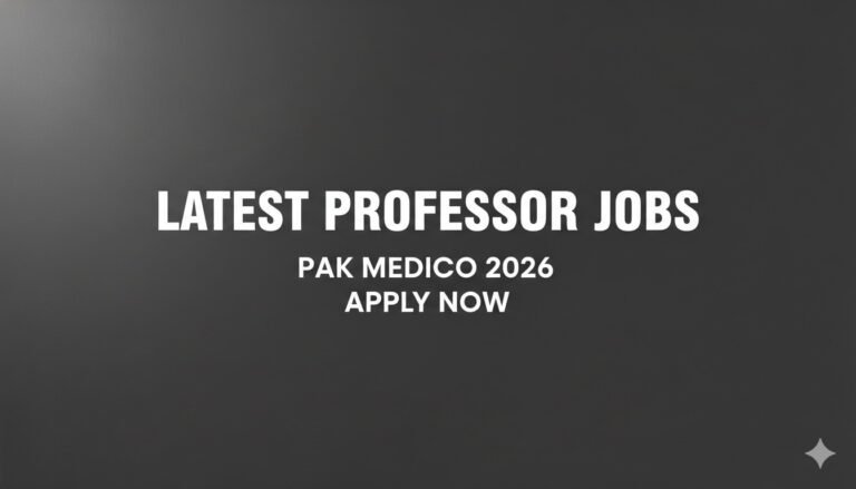 Latest Professor Jobs Apply Now