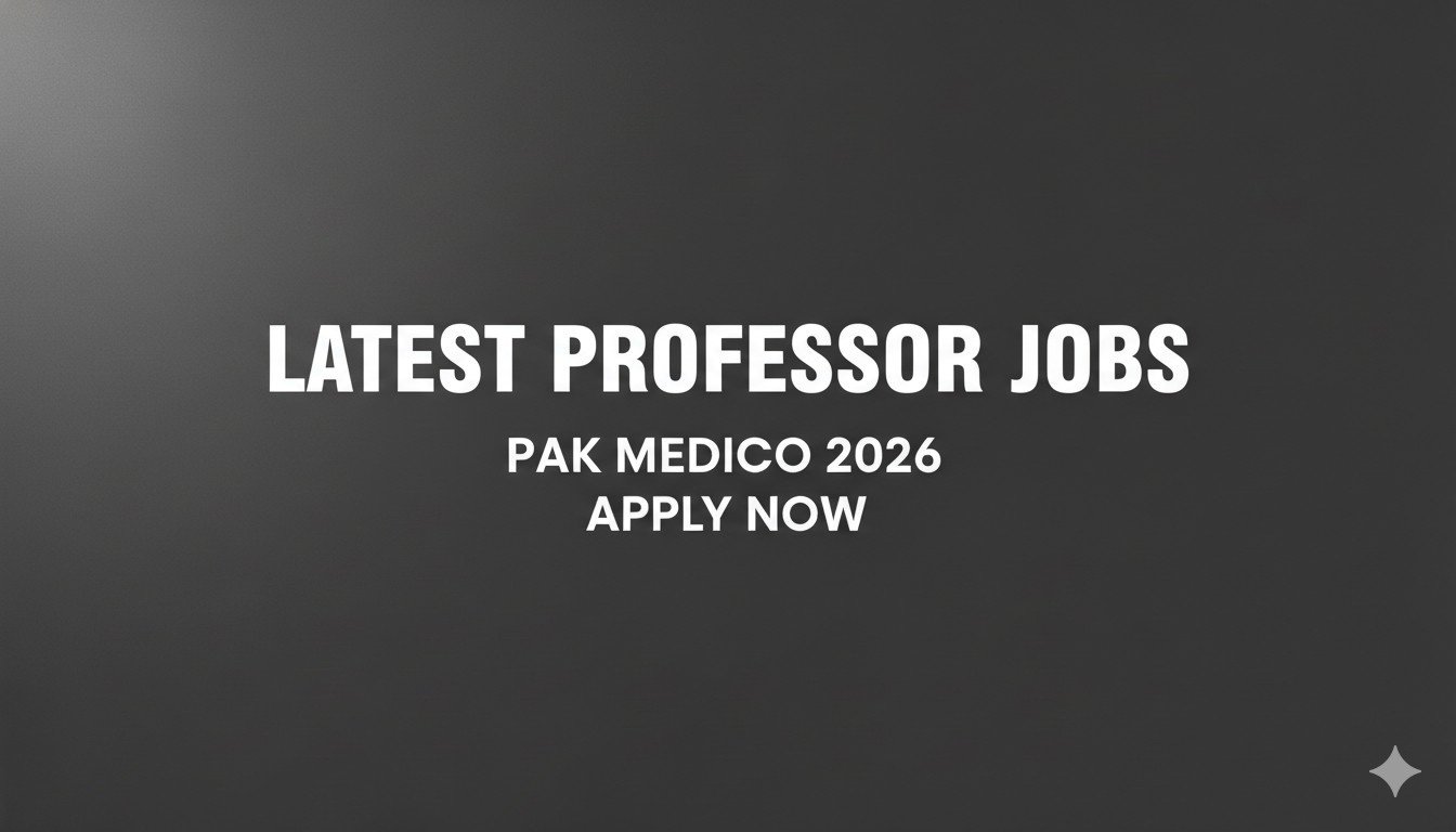 Latest Professor Jobs Apply Now