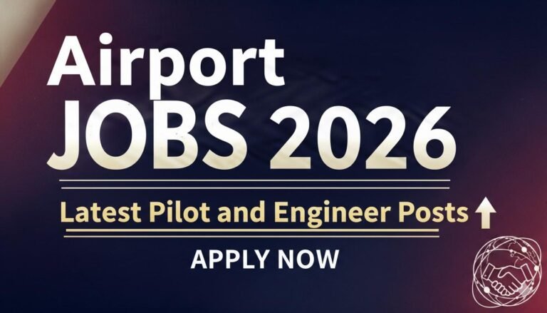Airport Jobs 2026 Latest Pilot and Engineer Posts