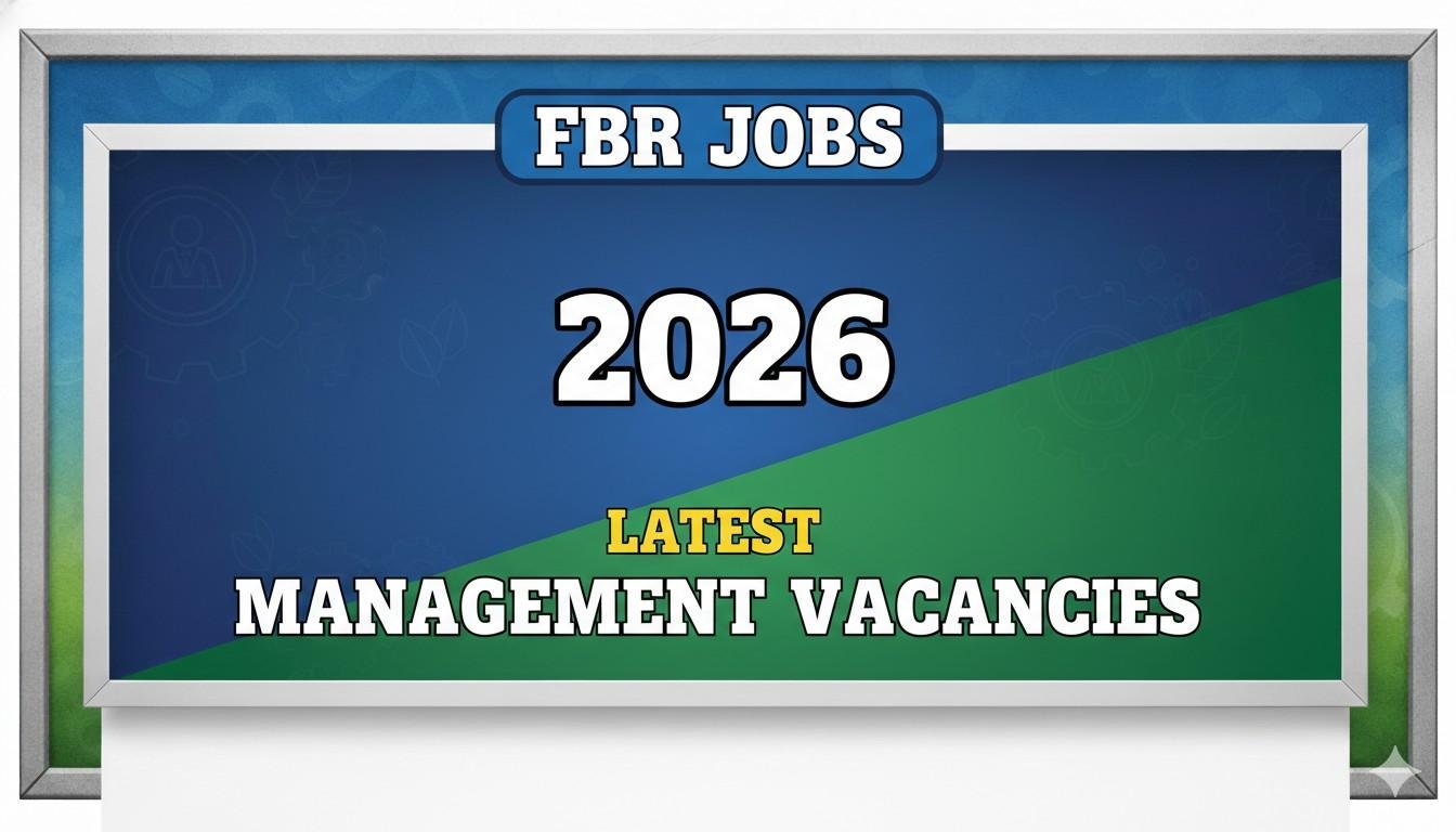 FBR Jobs 2026 Latest Management Vacancies
