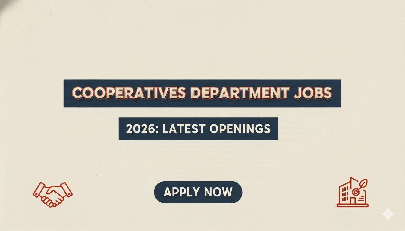 Cooperatives Department Jobs 2026: Latest Openings