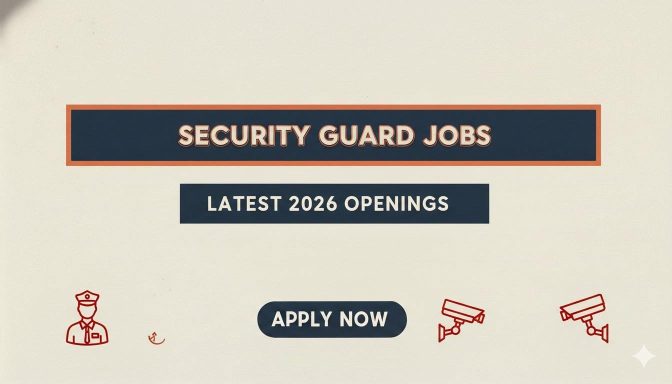 Security Guard Jobs Latest 2026 Openings