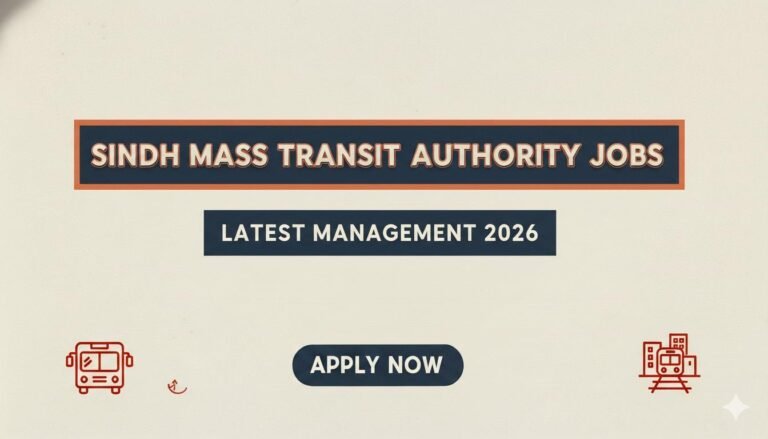 Sindh Mass Transit Authority Jobs Latest Management 2026