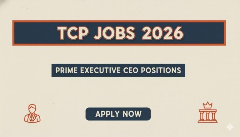 TCP Jobs 2026 Prime Executive CEO Positions