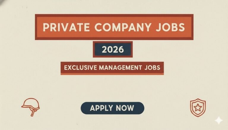 Private Company Jobs 2026 Exclusive Management Jobs