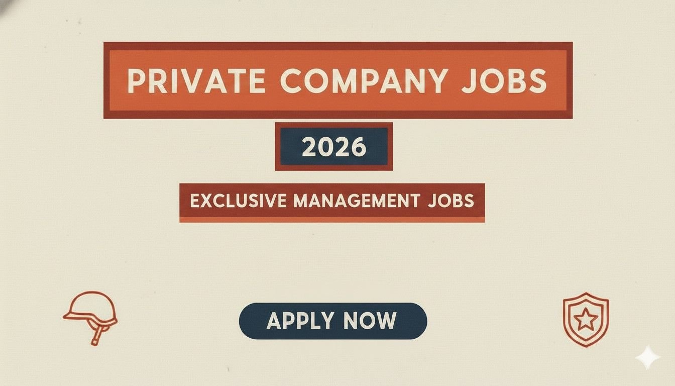 Private Company Jobs 2026 Exclusive Management Jobs