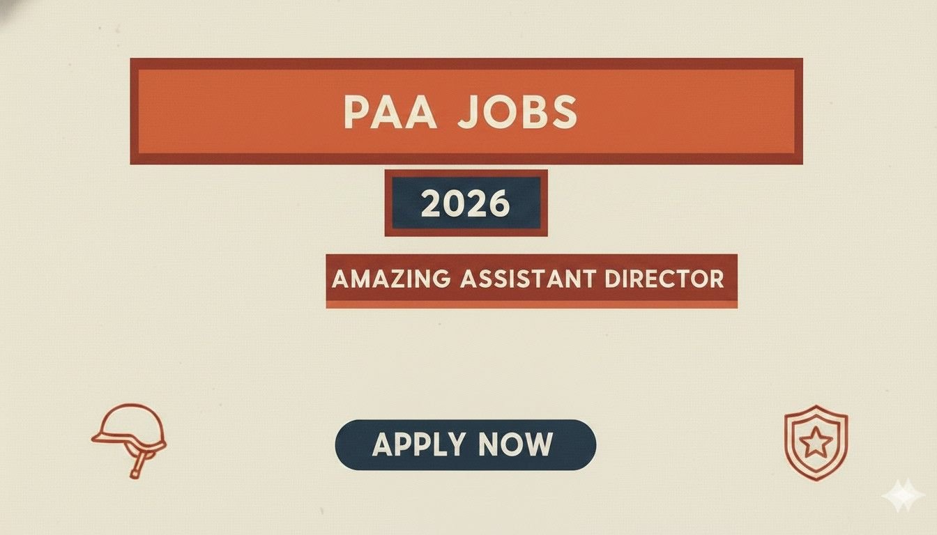 PAA Jobs 2026 Amazing Assistant Director