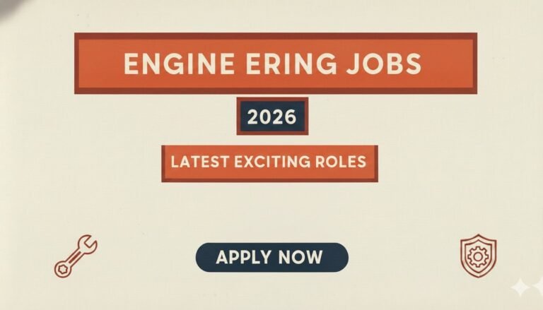 Engineering Jobs 2026 Latest Exciting Roles