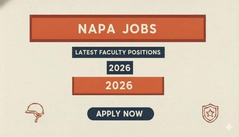 NAPA Jobs Latest Faculty Positions 2026
