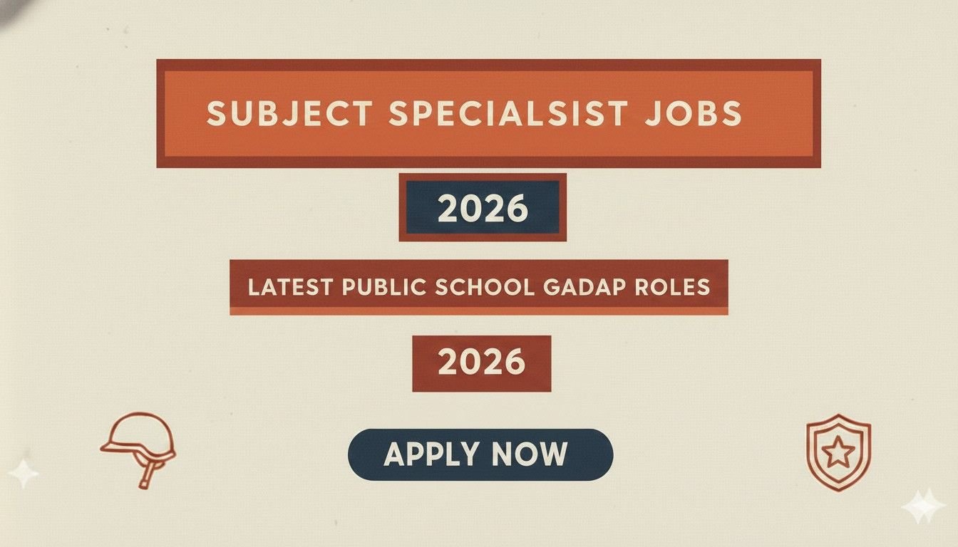 Subject Specialist Jobs Latest Public School Gadap Roles