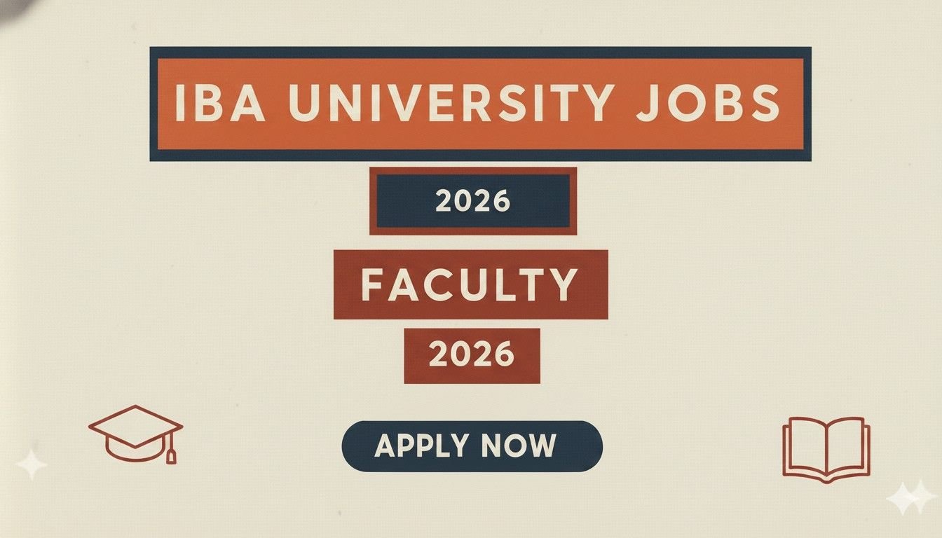 IBA University Jobs 2026 Faculty Apply now