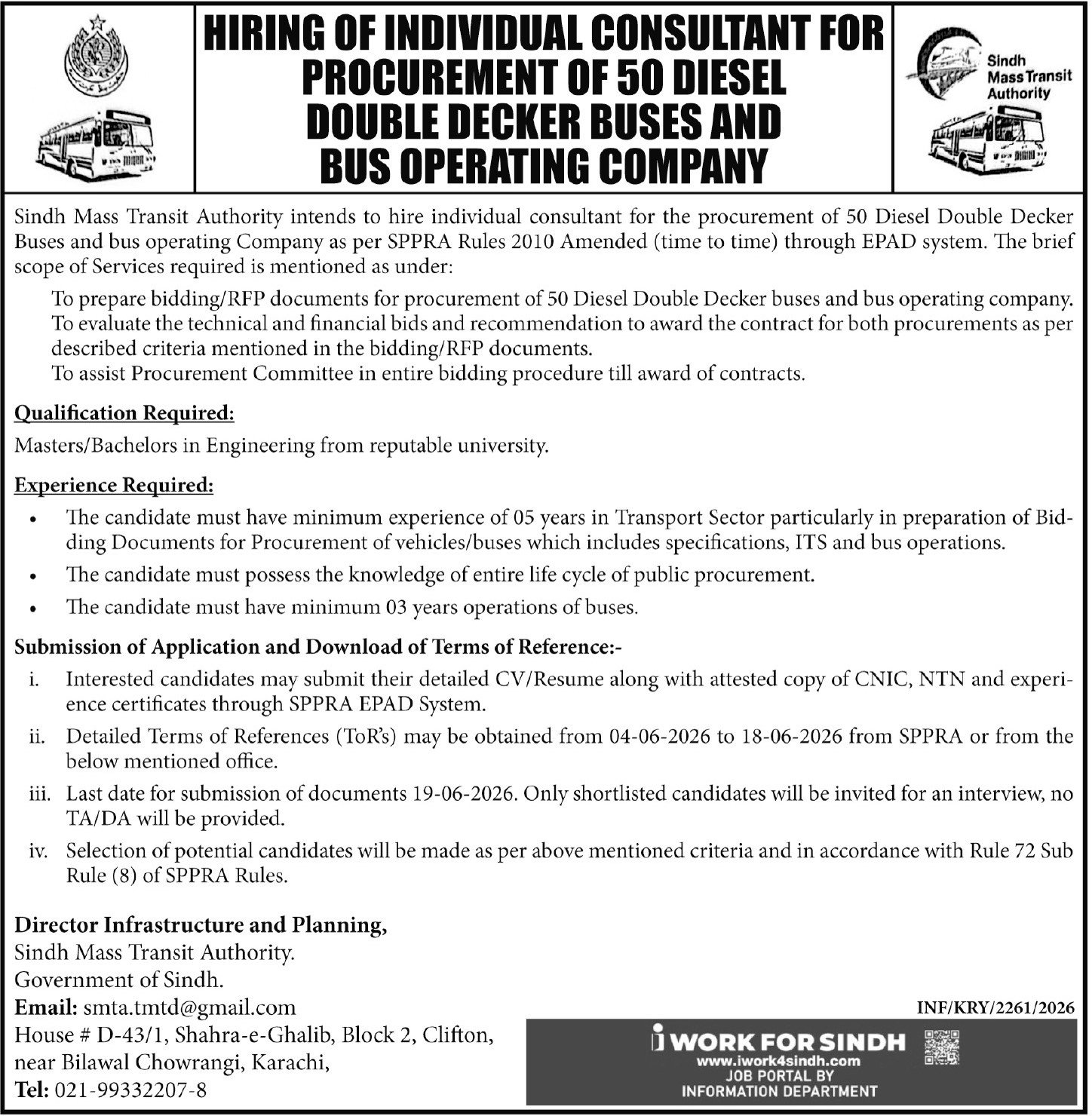 Latest SMTA Consultant Vacancies 2026 apply now