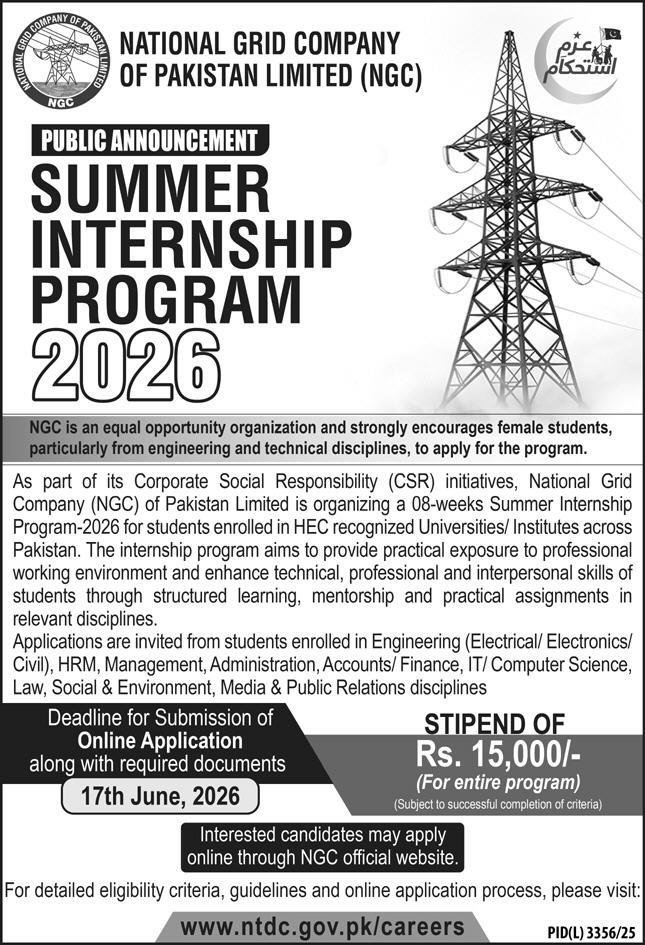 National Grid Internships Latest Management Jobs