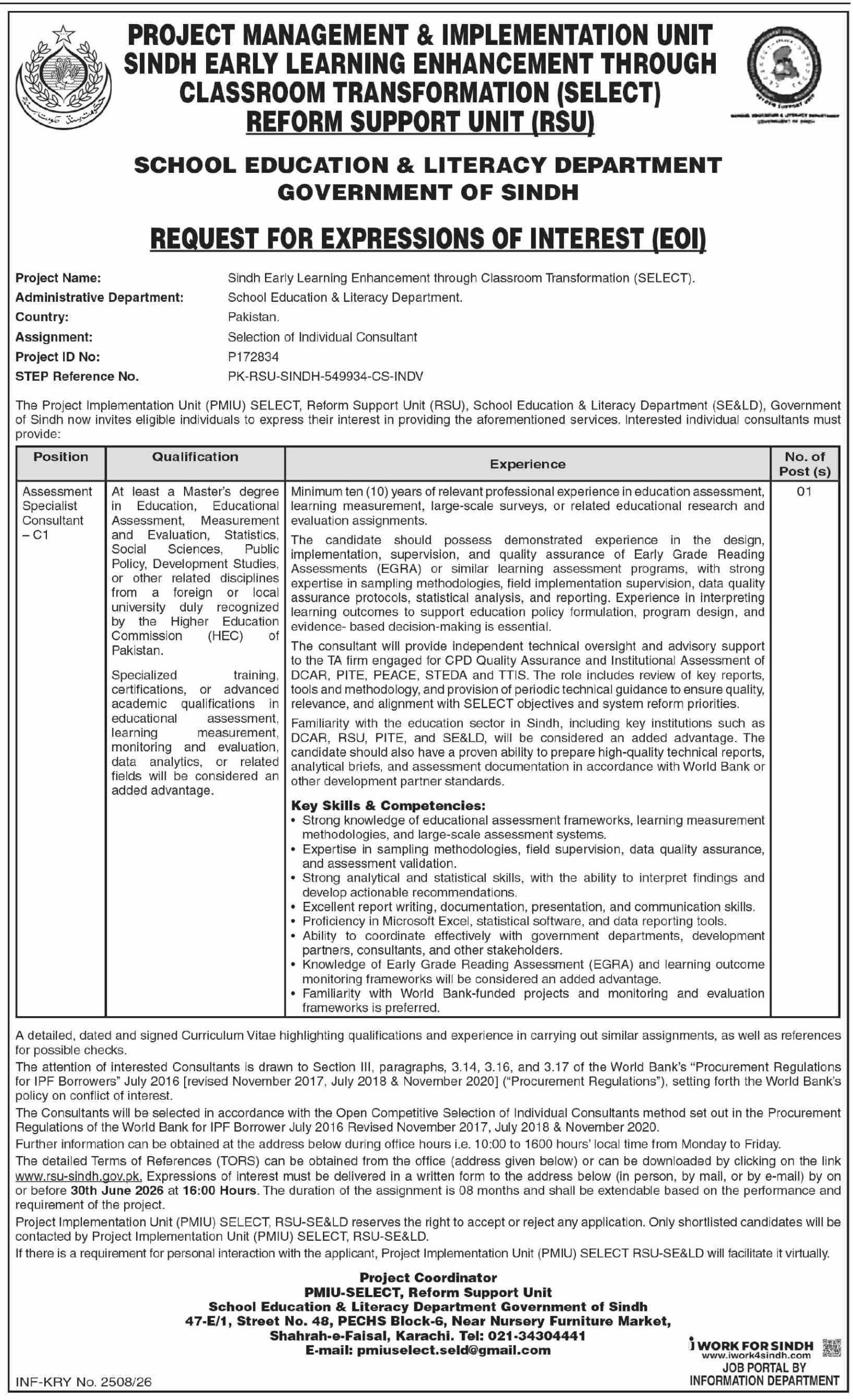 School Education Consultant job apply now